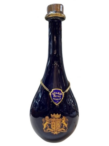 【市面稀有】豪達 Extra 頂級干邑白蘭地 1980年代限量藍色陶瓷瓶裝 700ml 40%